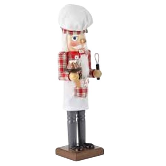 North Pole Trading Co 14" Baker Christmas Nutcracker - Picture 1 of 8